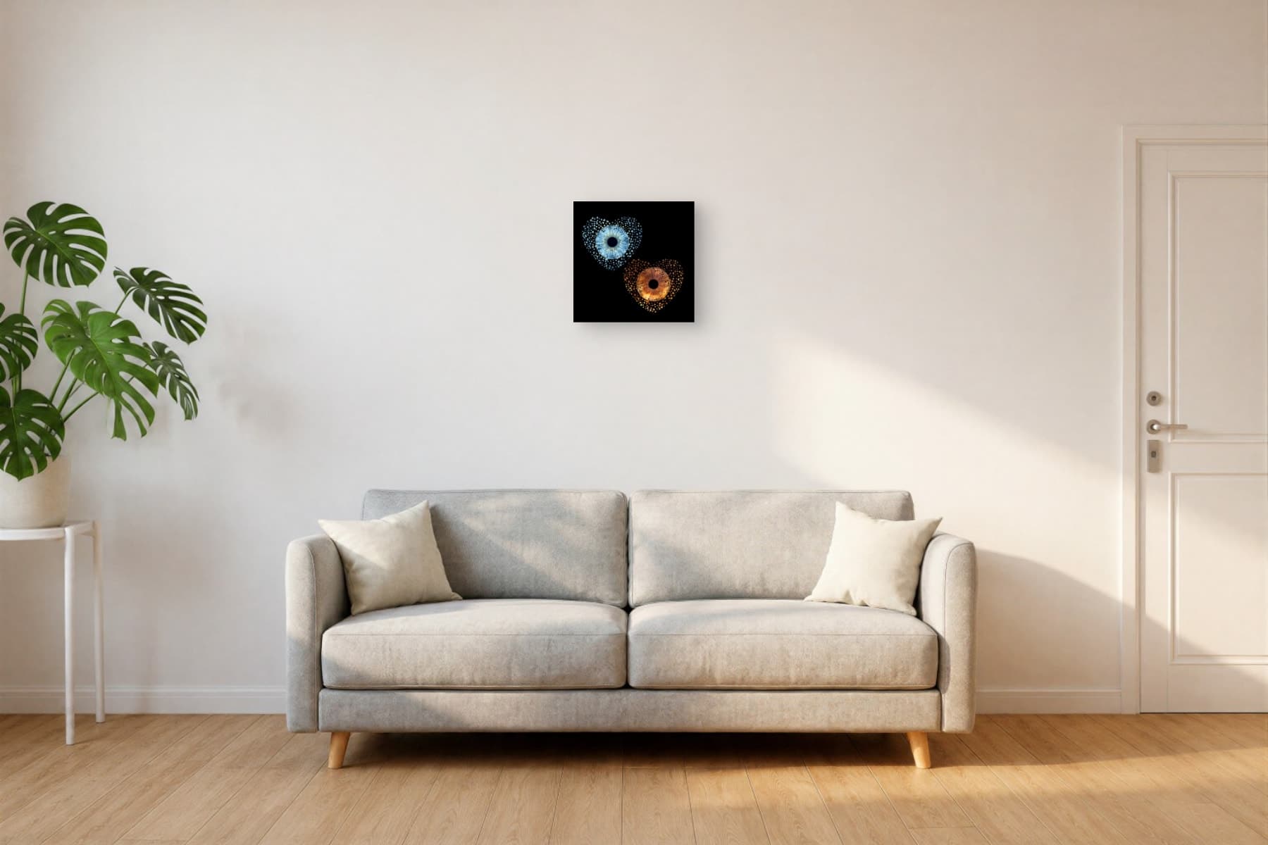 Layout dve-srdce - living-room