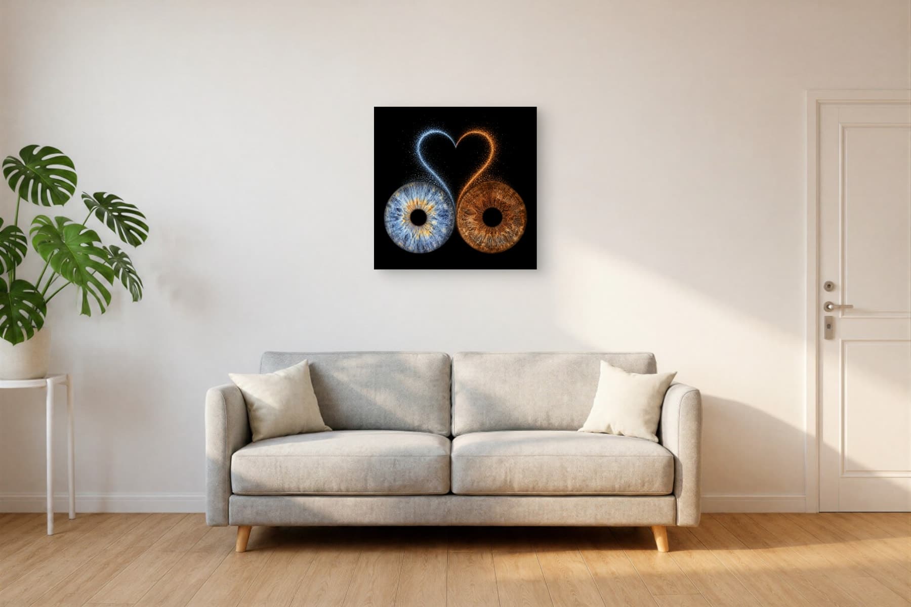 Layout heart - living-room