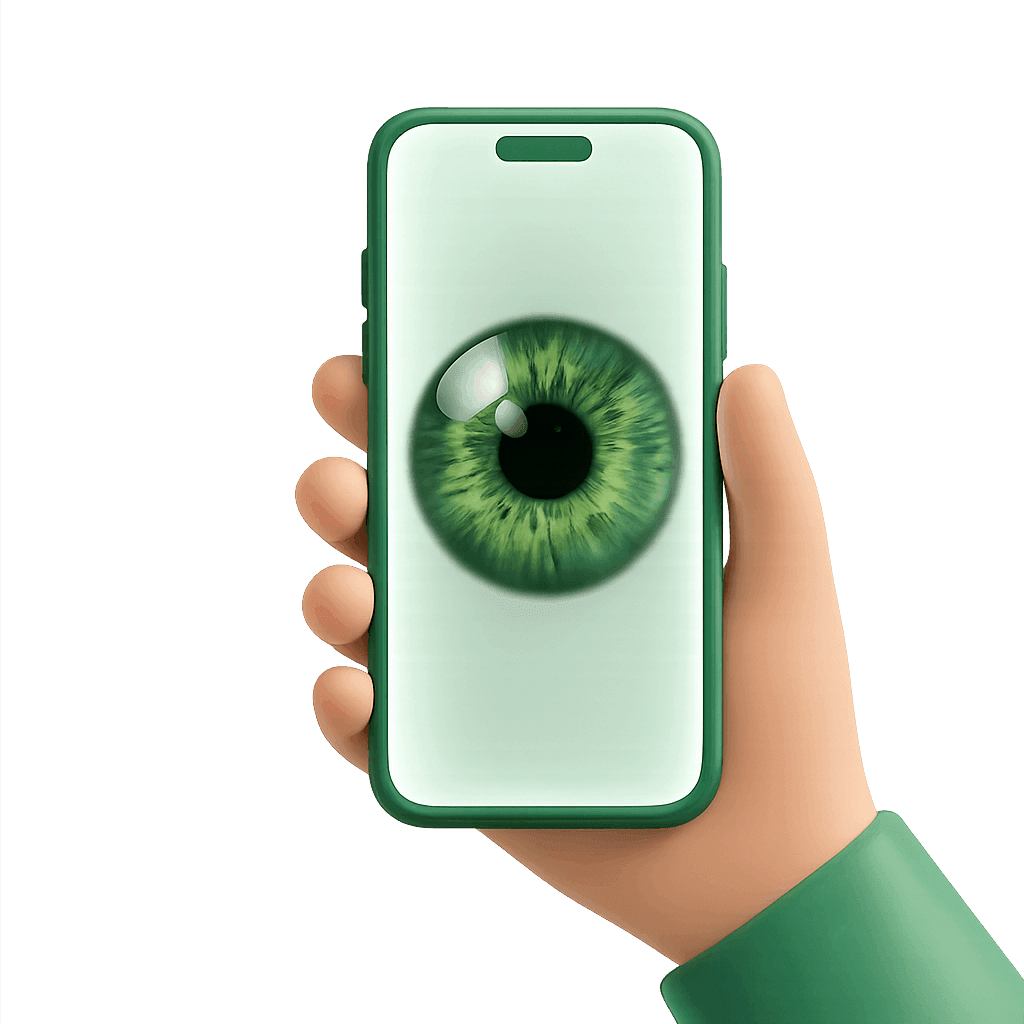 Nahrání fotografie oka